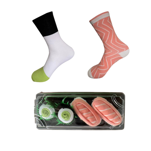 Salmon Sushi Socks (2 Pairs)