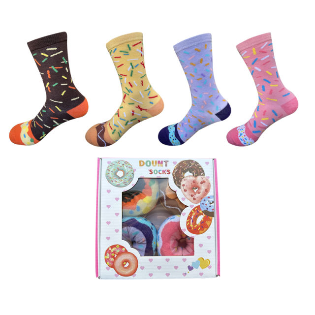 Donut Socks (4 Pairs)