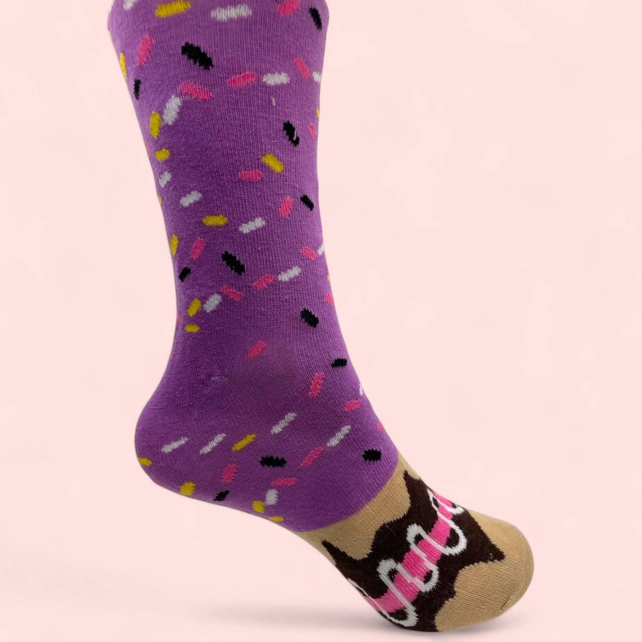 Purple Donut Socks (1 Pair)
